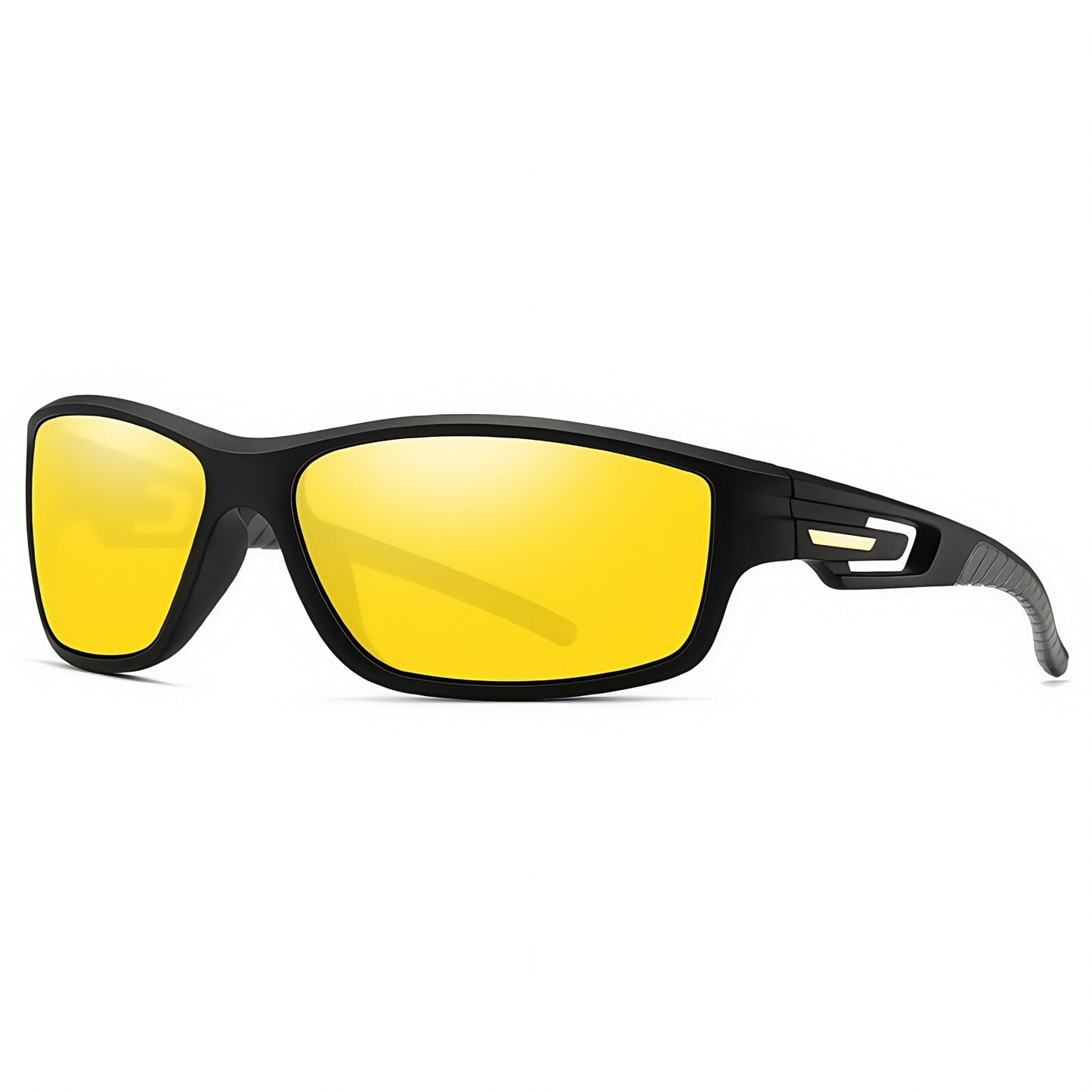 Men HD Polarized UV400 Anti-Glare Wrap Around Sports Driving Sunglasses Cycling # 201910