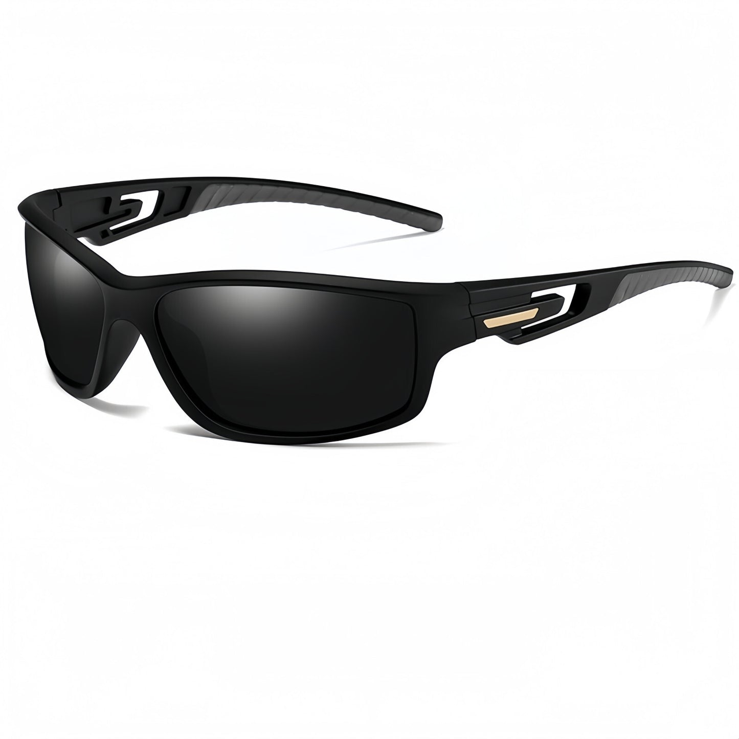 Men HD Polarized UV400 Anti-Glare Wrap Around Sports Driving Sunglasses Cycling # 201910