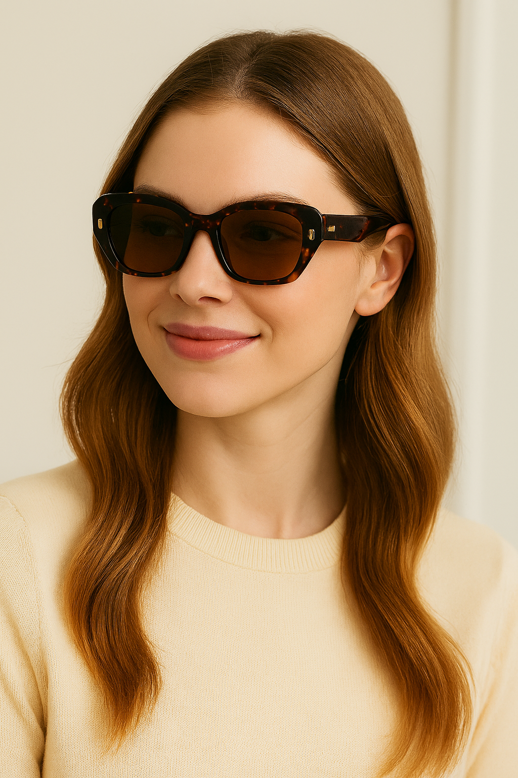 Women's Polarized Sunglasses Square Retro Rivet UV400 Anti-Glare Outdoor Driving # BC9103