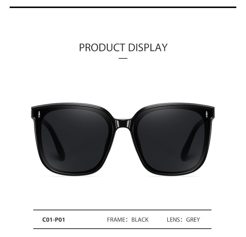 Women Stylish Outdoor Polarized Square Sunglasses UV400 Lightweight & Anti-Glare # TR6304