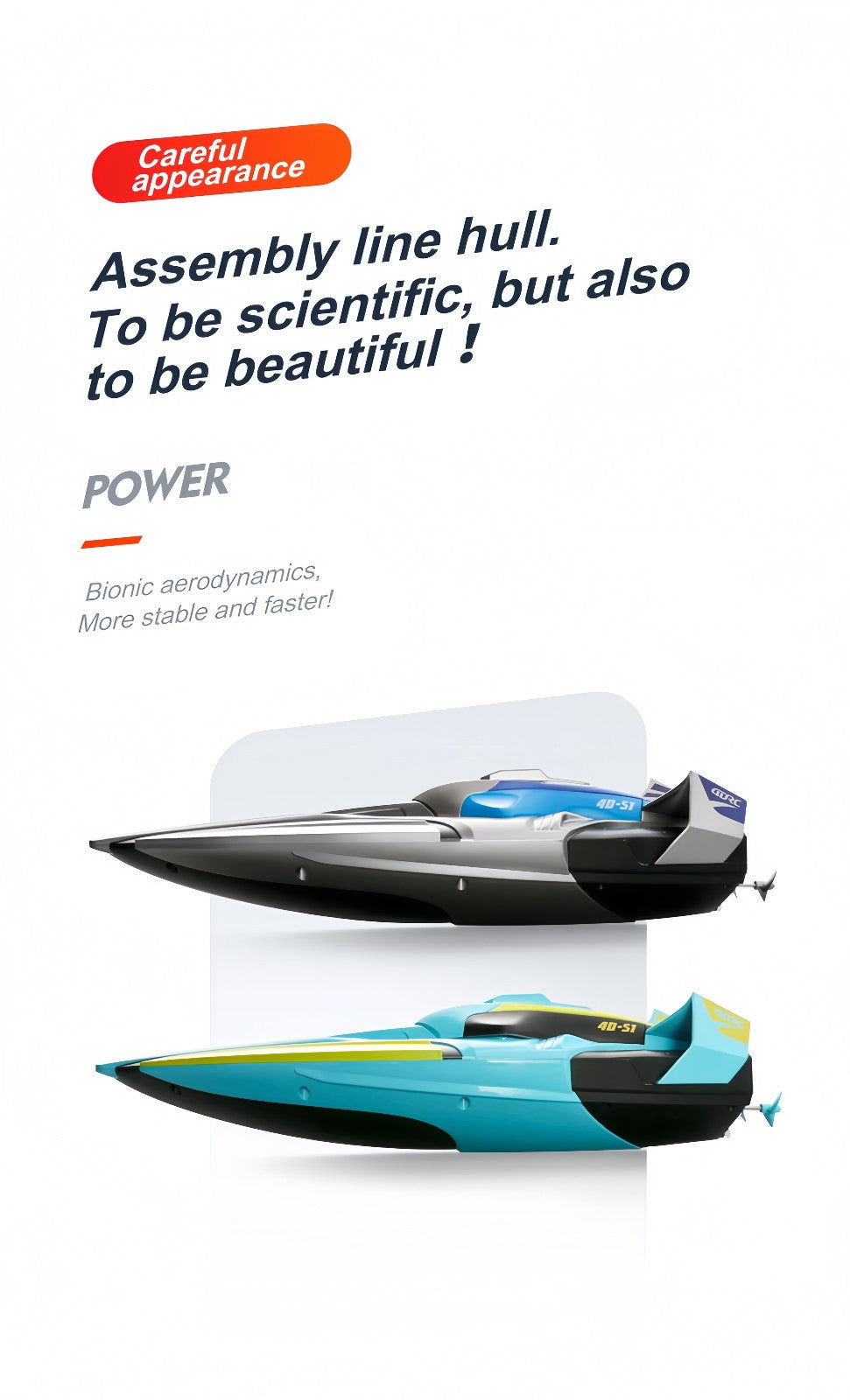 2.4GHz Waterproof S1 Long Range Wireless Remote Control High Speed Boat Toy Gift