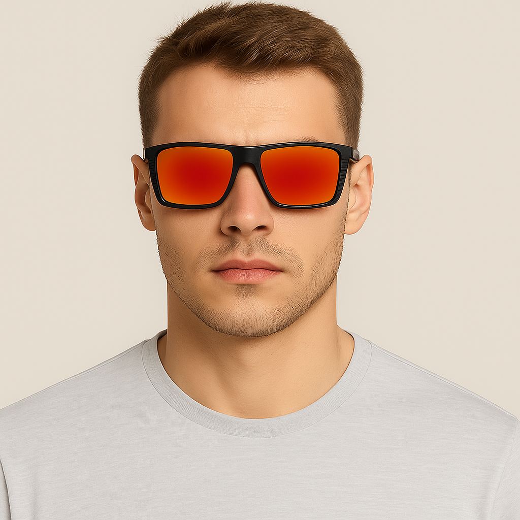 Men Polarized Sports Driving Sunglasse Anti-Glare UV Comfort Fit Cycling Running # TR7523