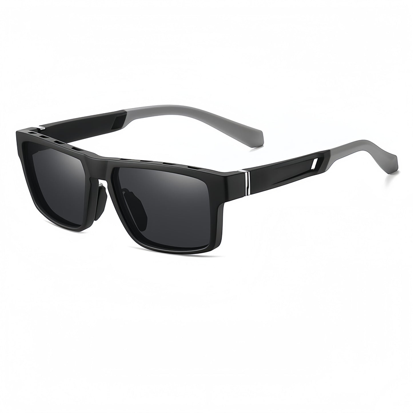 Men Polarized Sports Sunglasse Anti-Fog Vent Hole Design Cycling Running Driving # TR7521