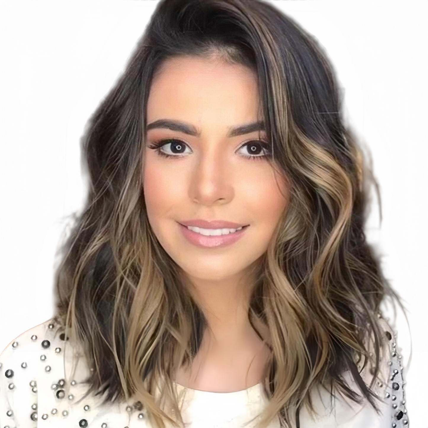 Women Breathable Natural Wavy Bob Wig with Highlight Windproof Stylish Synthetic Hair # 1009