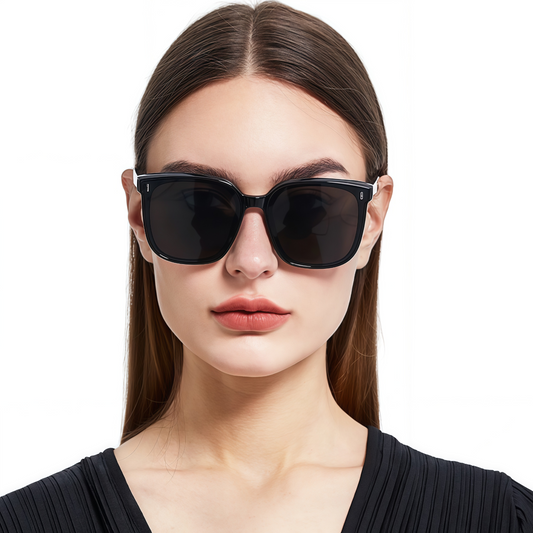 Women Stylish Outdoor Polarized Square Sunglasses UV400 Lightweight & Anti-Glare # TR6304