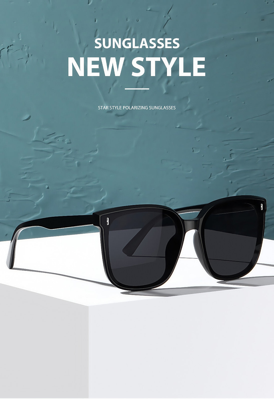 Women Stylish Outdoor Polarized Square Sunglasses UV400 Lightweight & Anti-Glare # TR6304