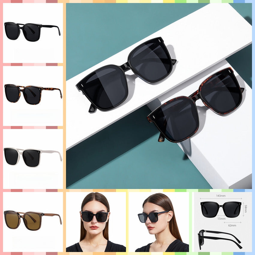 Women Stylish Outdoor Polarized Square Sunglasses UV400 Lightweight & Anti-Glare # TR6304
