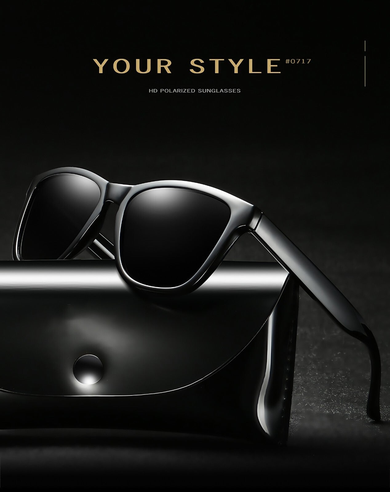 Men Gradient Color Lightweight UV400 Driving Anti-Glare HD Polarized Sunglasses # 0717