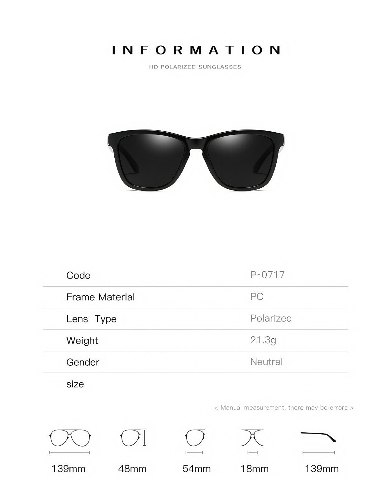 Men Gradient Color Lightweight UV400 Driving Anti-Glare HD Polarized Sunglasses # 0717