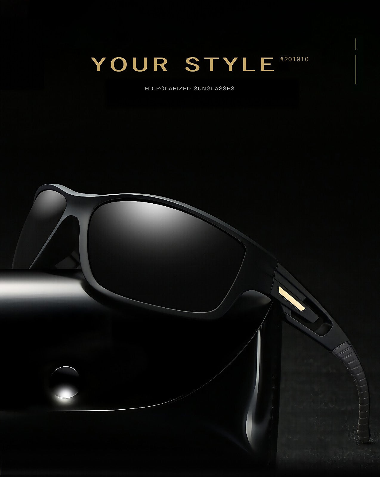Men HD Polarized UV400 Anti-Glare Wrap Around Sports Driving Sunglasses Cycling # 201910