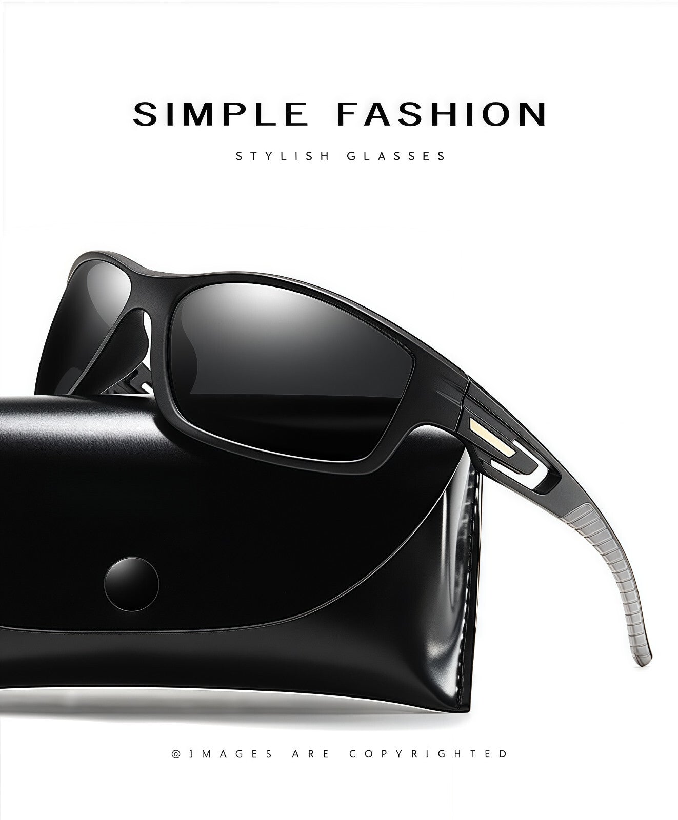 Men HD Polarized UV400 Anti-Glare Wrap Around Sports Driving Sunglasses Cycling # 201910