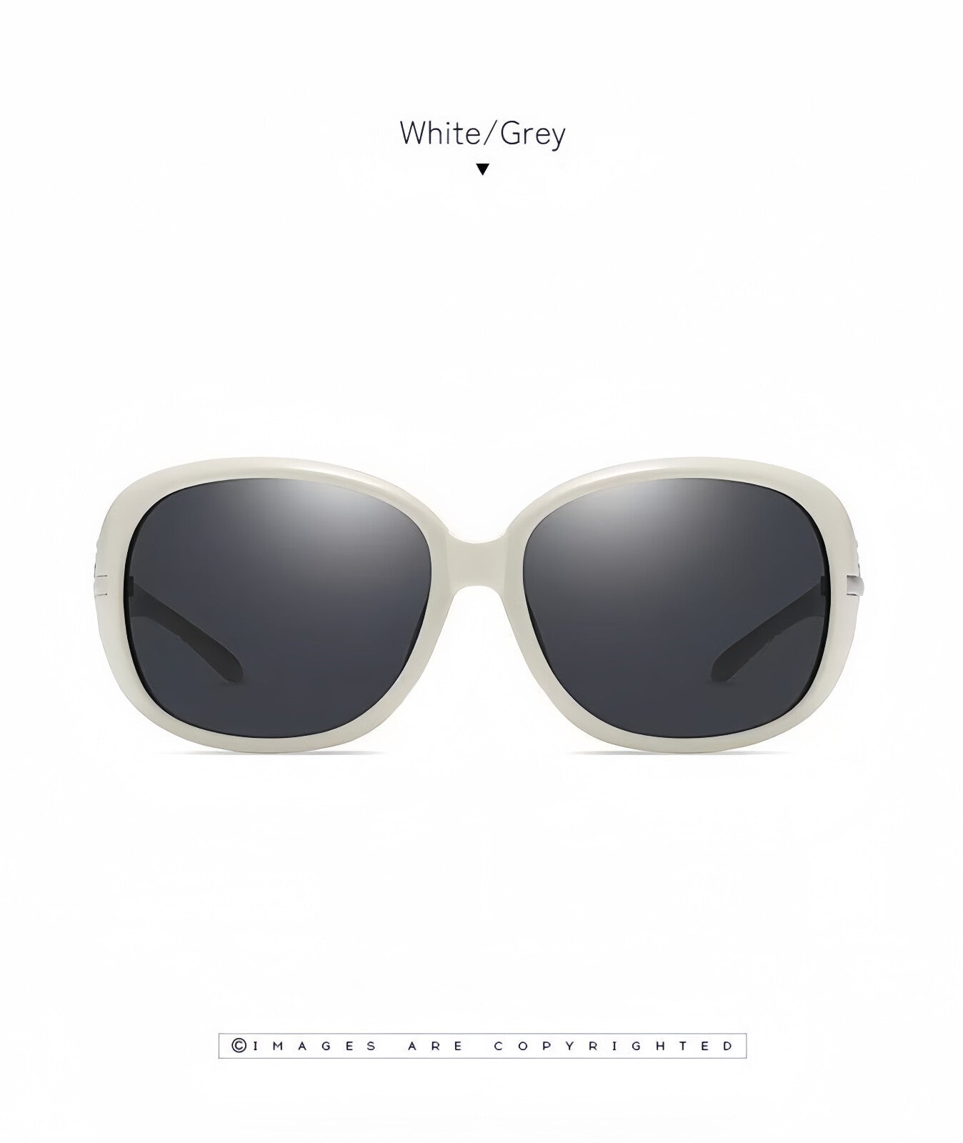 Women Diamond-Inspired Arms Anti-UV400 Polarized Sunglasses Travel Driving Beach # ST2012