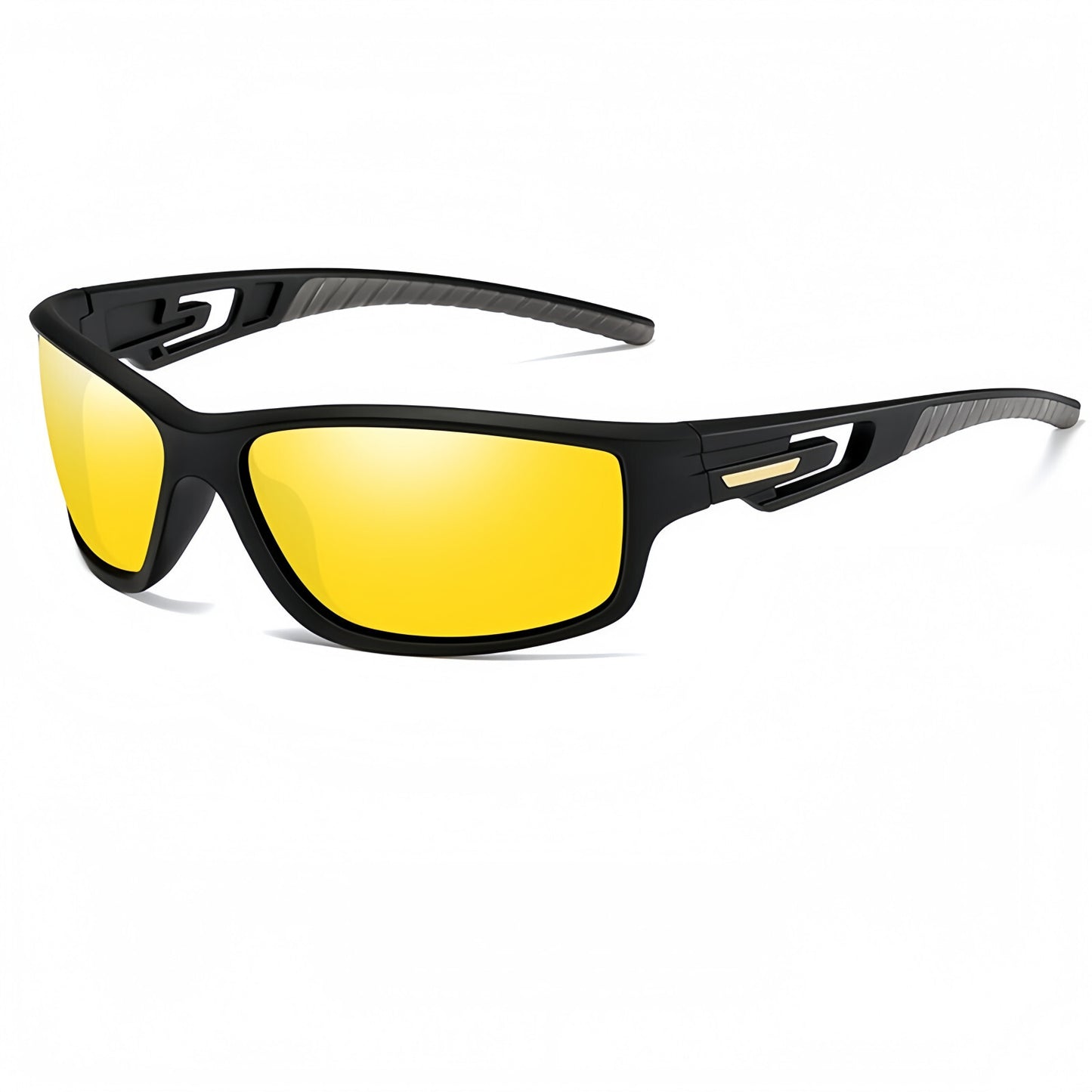 Men HD Polarized UV400 Anti-Glare Wrap Around Sports Driving Sunglasses Cycling # 201910