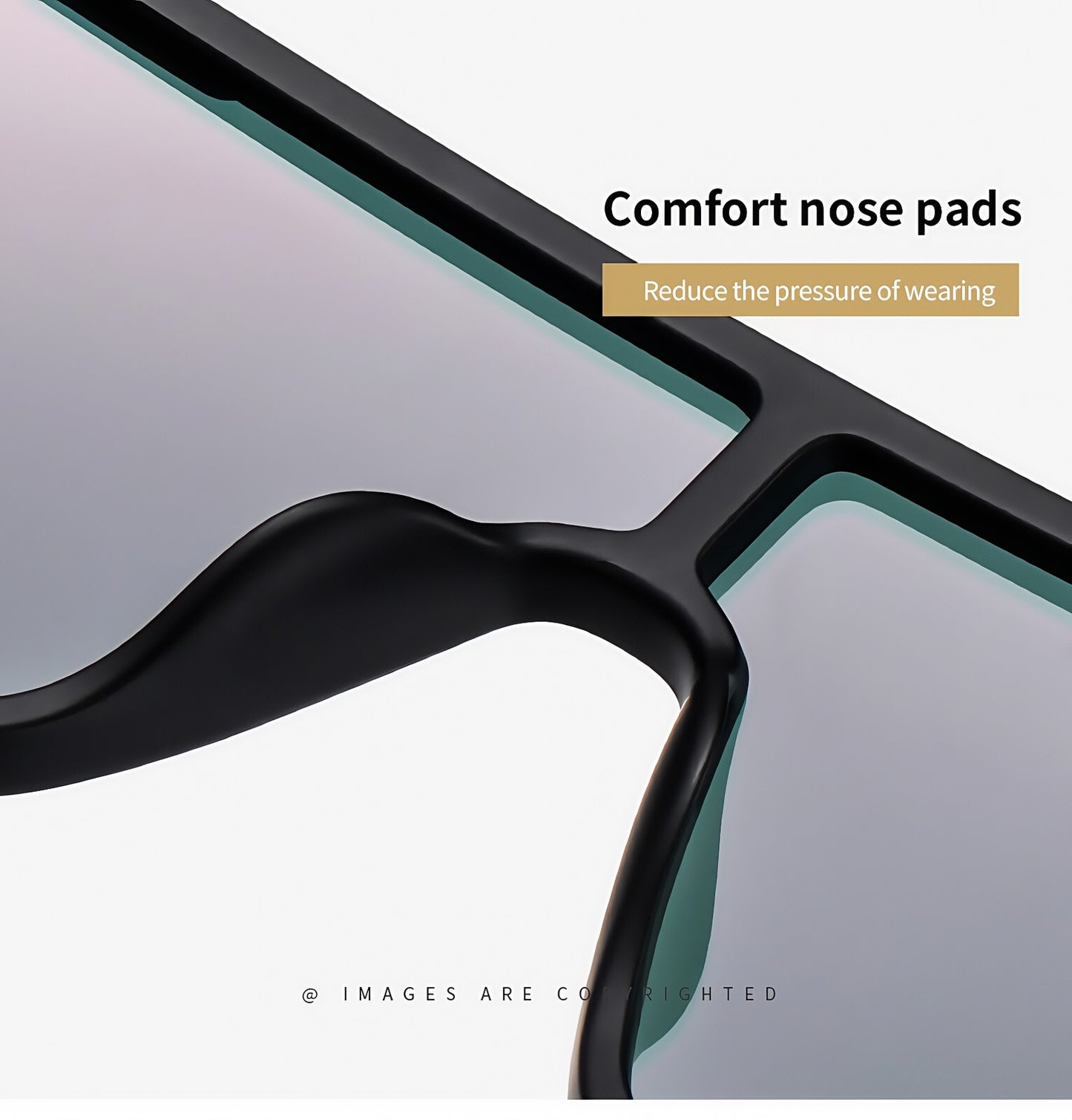 Women's Comfort Fit One-piece Shield Lens Streetwear Oversized Sports Sunglasses # TR7543