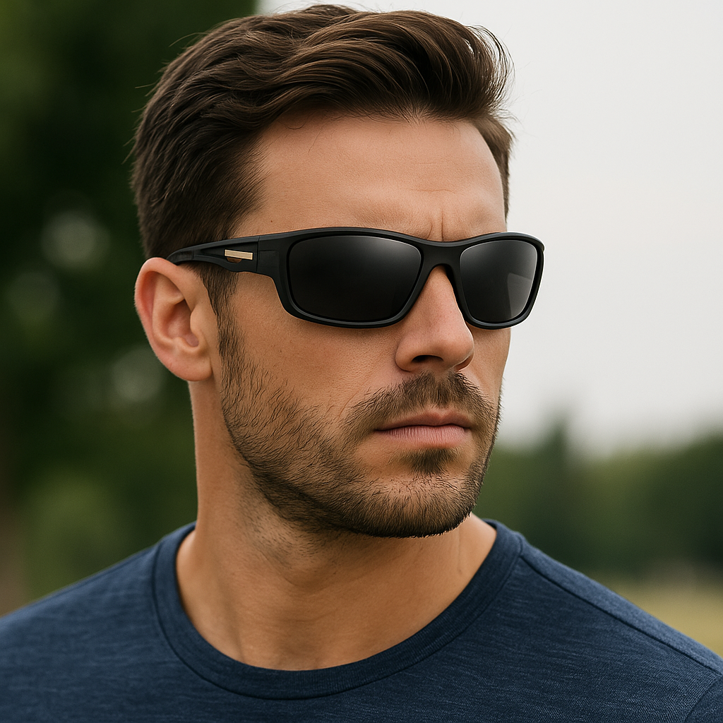 Men HD Polarized UV400 Anti-Glare Wrap Around Sports Driving Sunglasses Cycling # 201910