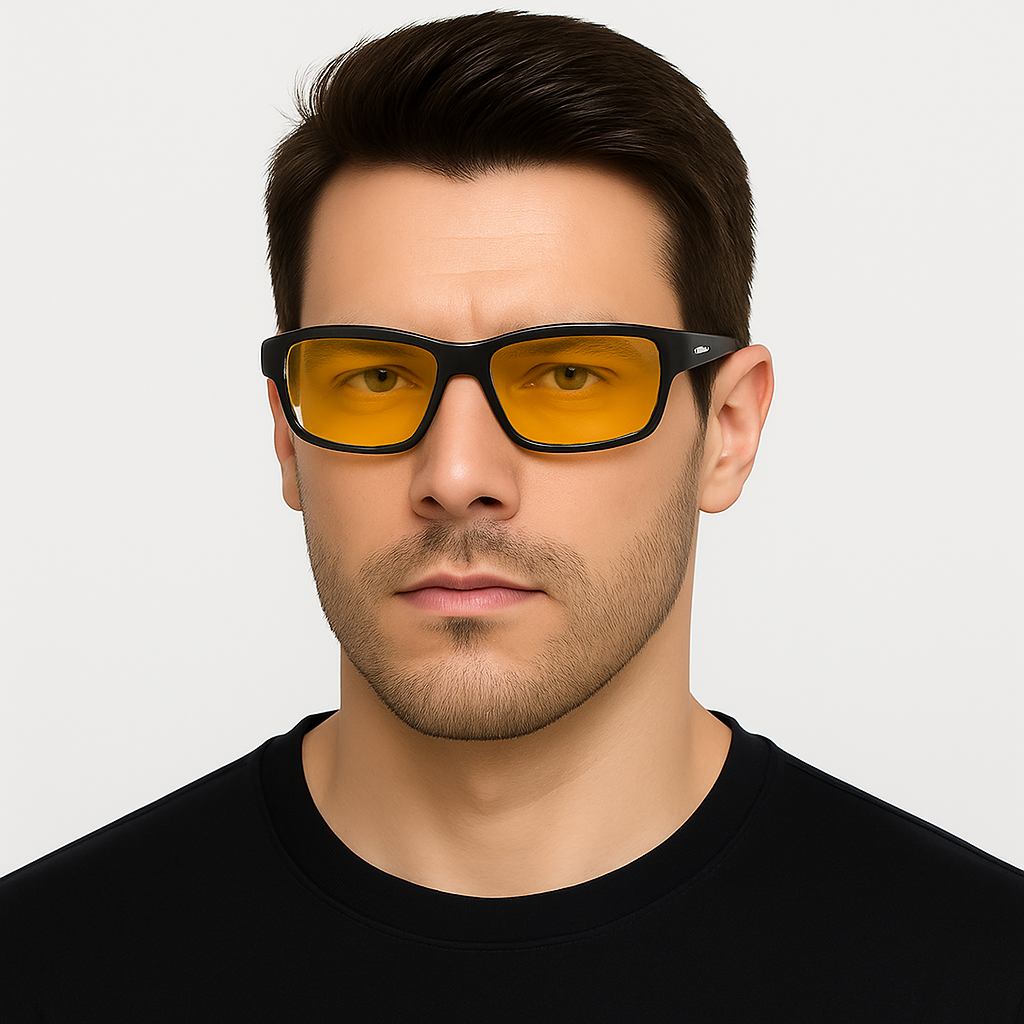 Men HD Polarized UV400 Anti-Glare Wrap Around Sports Driving Sunglasses Cycling # 201910
