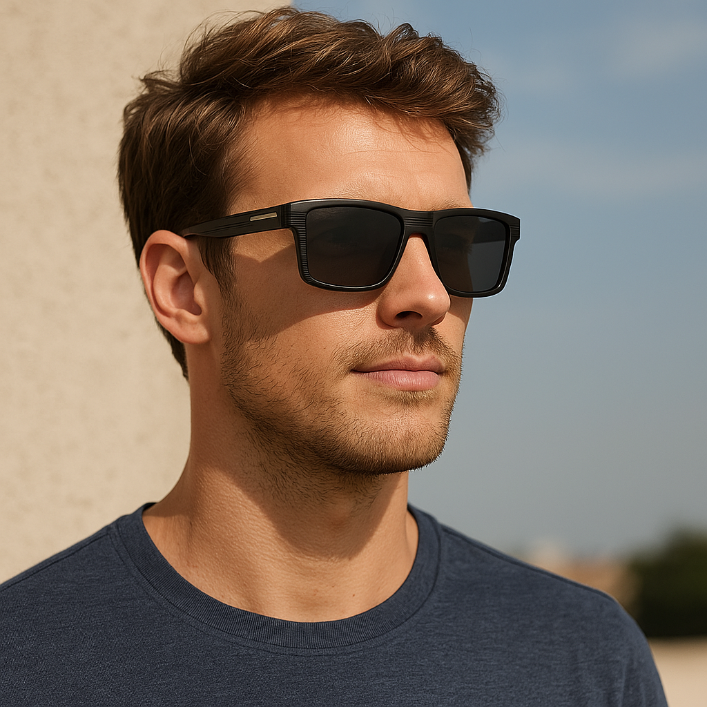 Men Polarized Sports Driving Sunglasse Anti-Glare UV Comfort Fit Cycling Running # TR7523