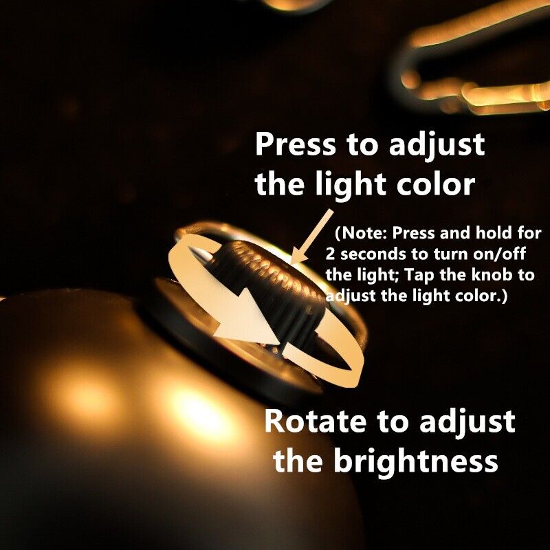 New USB Rechargeable Portable Outdoor Camping Lantern Tent Travel Light