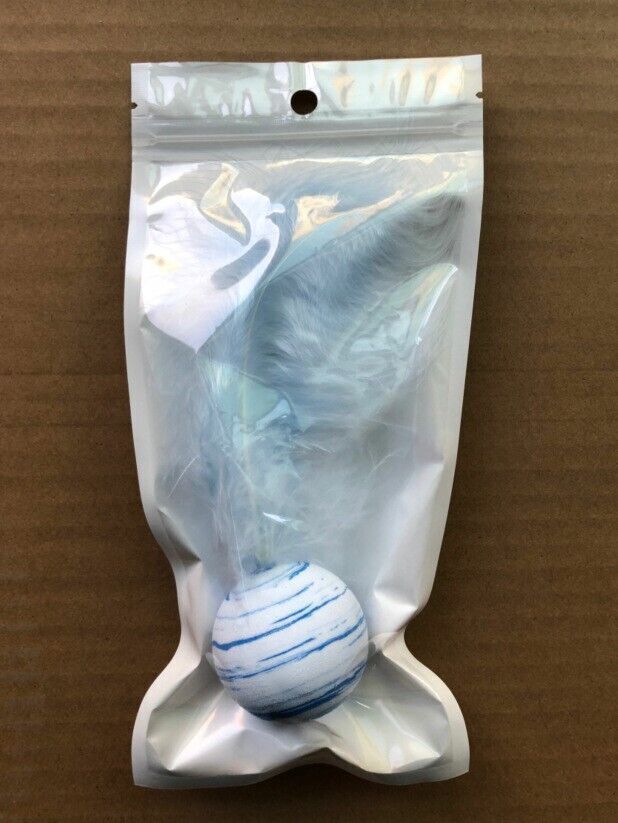 Pet Starry With Feather Toy Ball Toss Cat Interactive Play Relieve Boredom