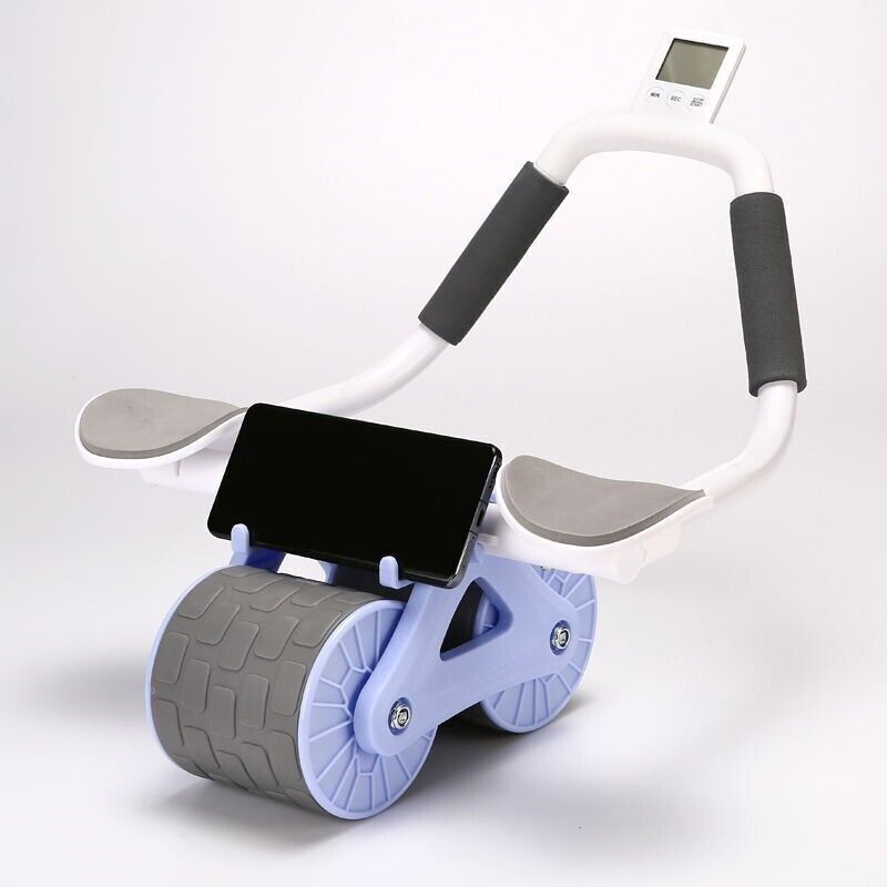 Automatic Rebound Wheel Roller Abdominal Ab Fitness Training Anti Slip Equipment