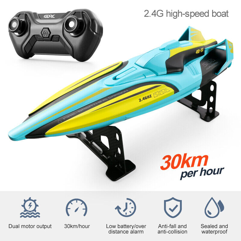 2.4GHz Waterproof S1 Long Range Wireless Remote Control High Speed Boat Toy Gift