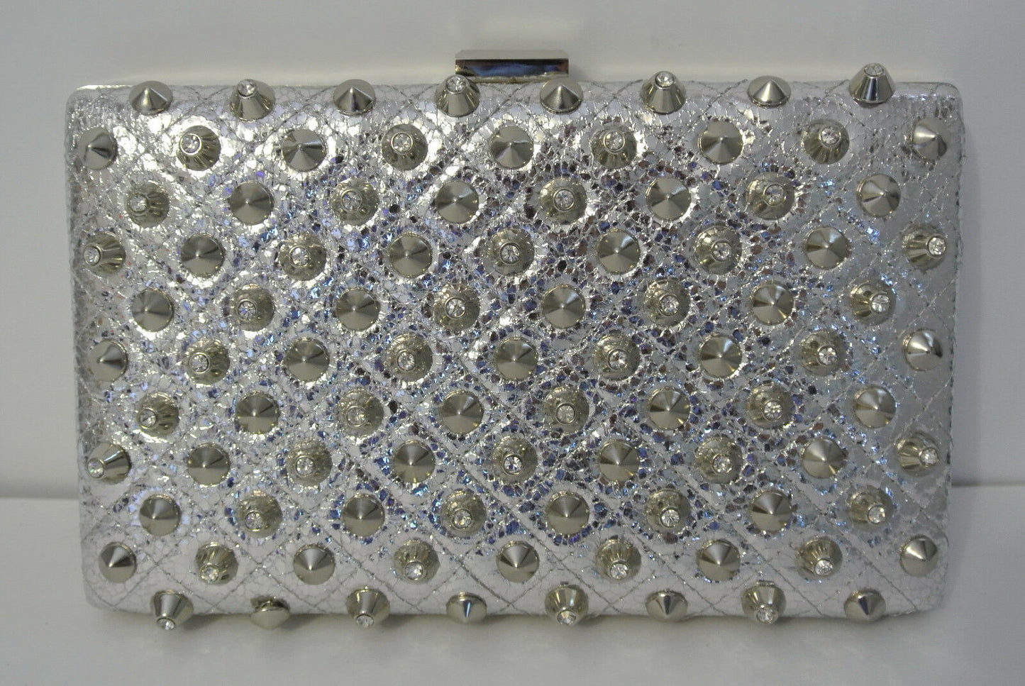 New Rivet Women Wallet Clutch Lady Purse Evening Handbag Ladies Party Bag