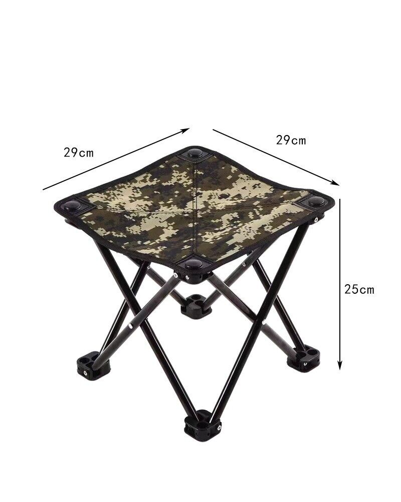 Outdoor Folding Fishing Stool ultralight Backless Camping Picnic Carry-on Chair