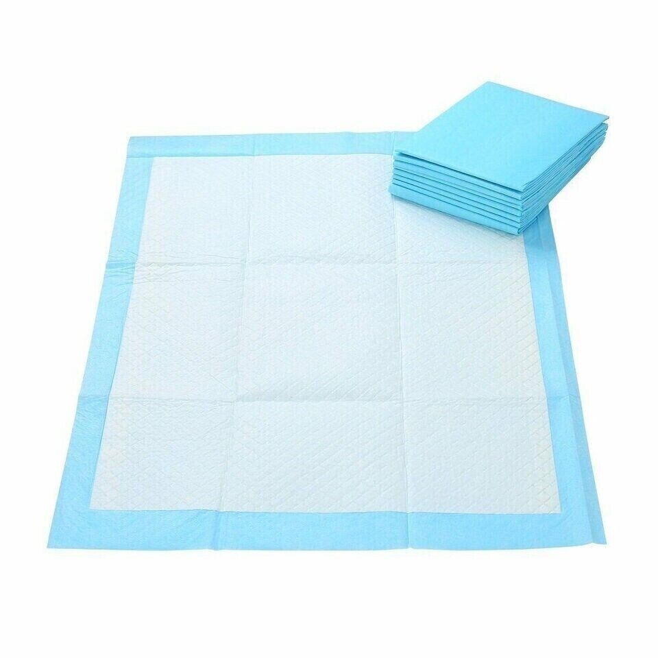 Puppy Pet Dog Toilet Training Pads Indoor Thick Super Absorbent Blue 4 Sizes