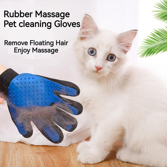 Pet Dog Cat Cleaning Glove Grooming Comb Bathing Remover Hair Shedding Brush