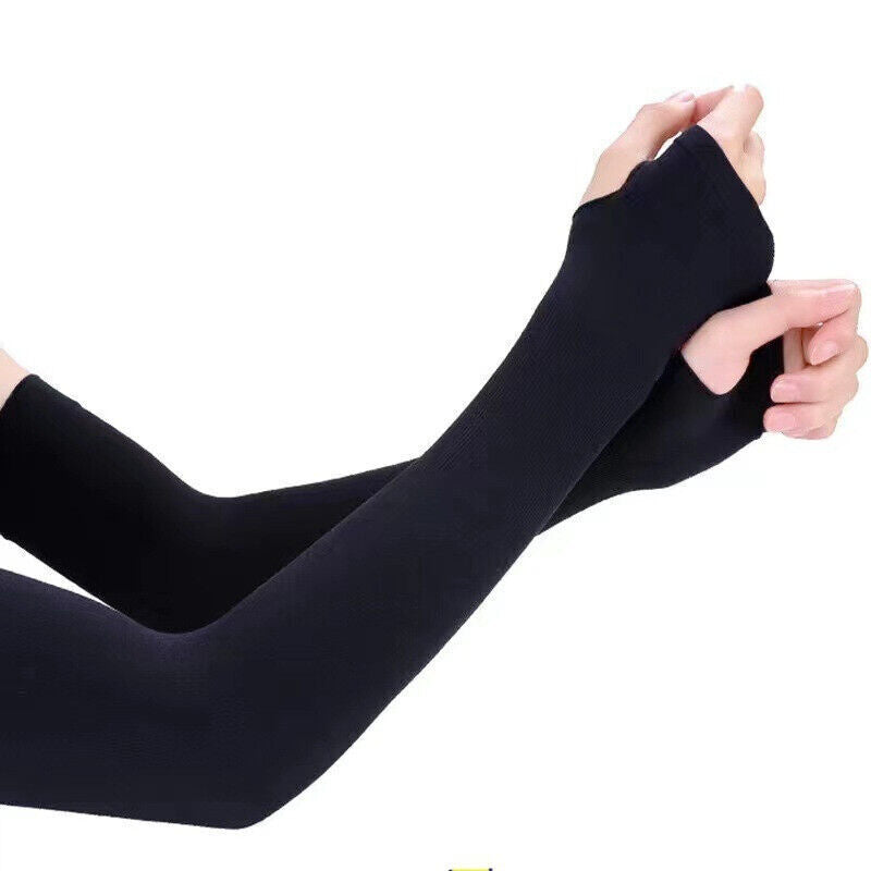 UV Sunburn Protection Ice Sleeve Cooling Arm Summer Cycling Outdoor Running