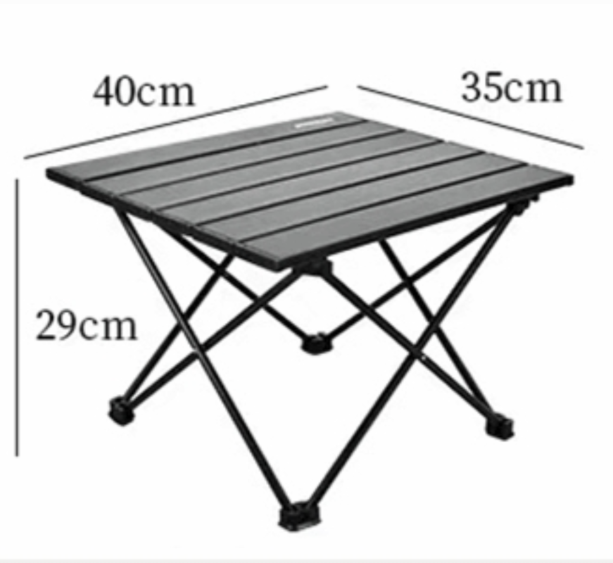 Aluminium Alloy Portable Mountain Camping Barbecue Table Folding Table S Size
