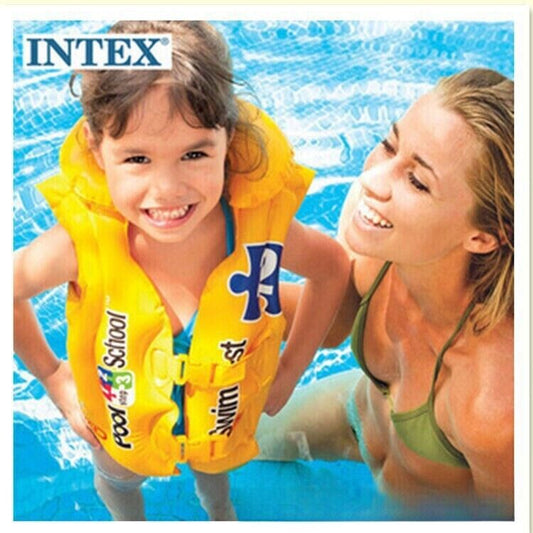 Kids Swimming Vest Inflatable Aid Life Jacket Swimming Suit Sports Floating