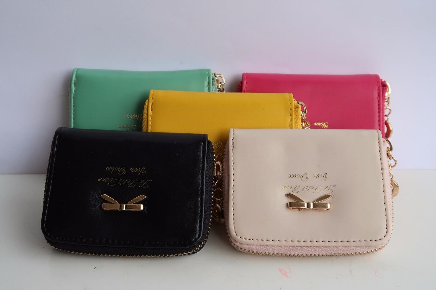 NEW Women Fashion Patent Wallet Zip Around Case Purse Wallet Lady clutch GIFT