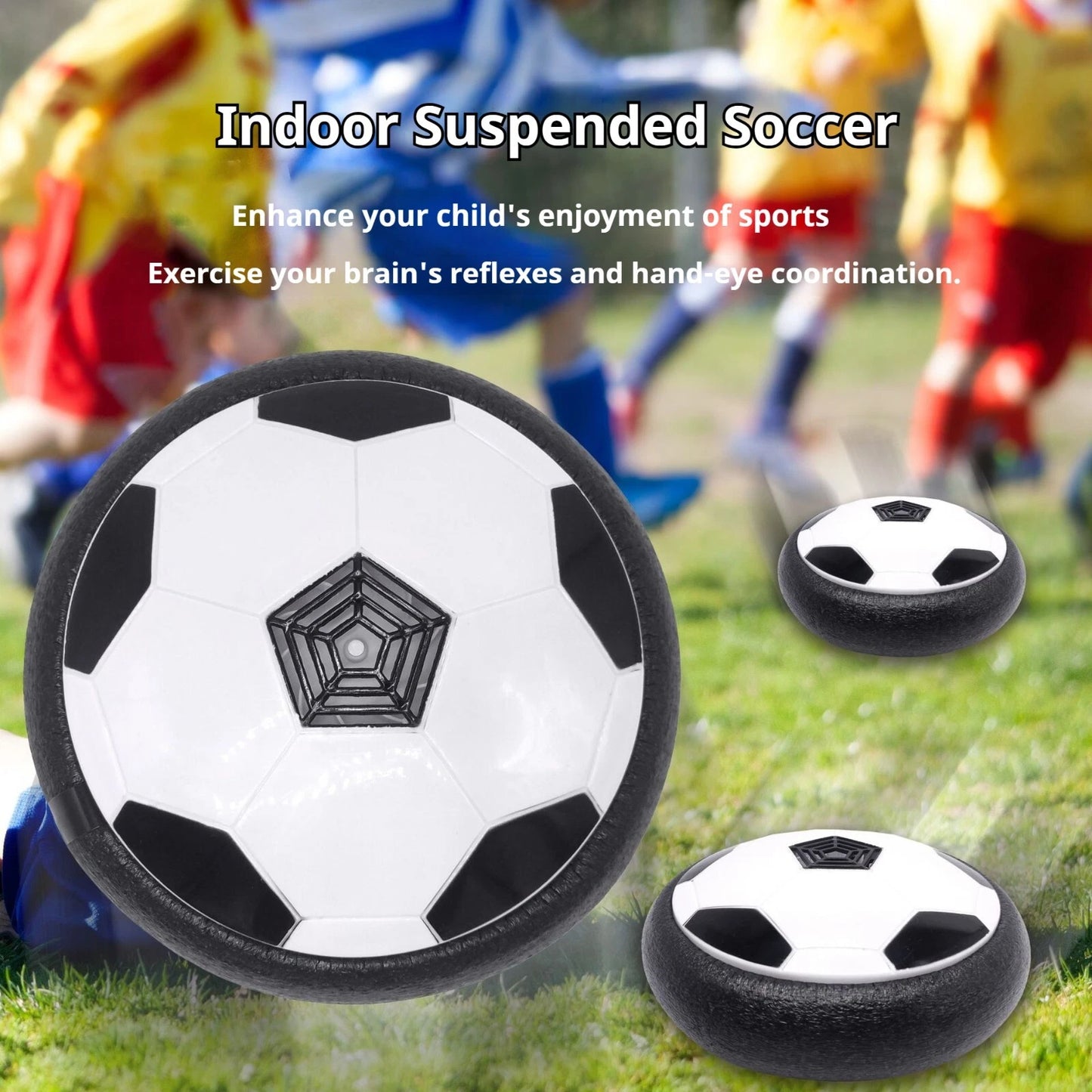 Air Cushion Levitation Led Light Soccer Ball Indoor Parent-child interactive Toy