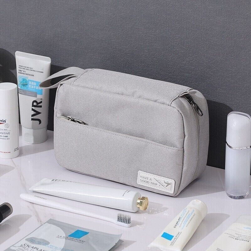 Portable Zip Hangable Toiletry bag Travel Cosmetic Organizer Storage Makeup Bag