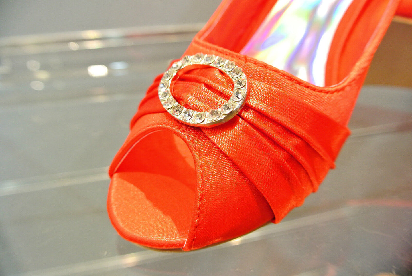 Fashion New Quality Women Shining Diamante Evening Wedding Ball High Heel Shoes
