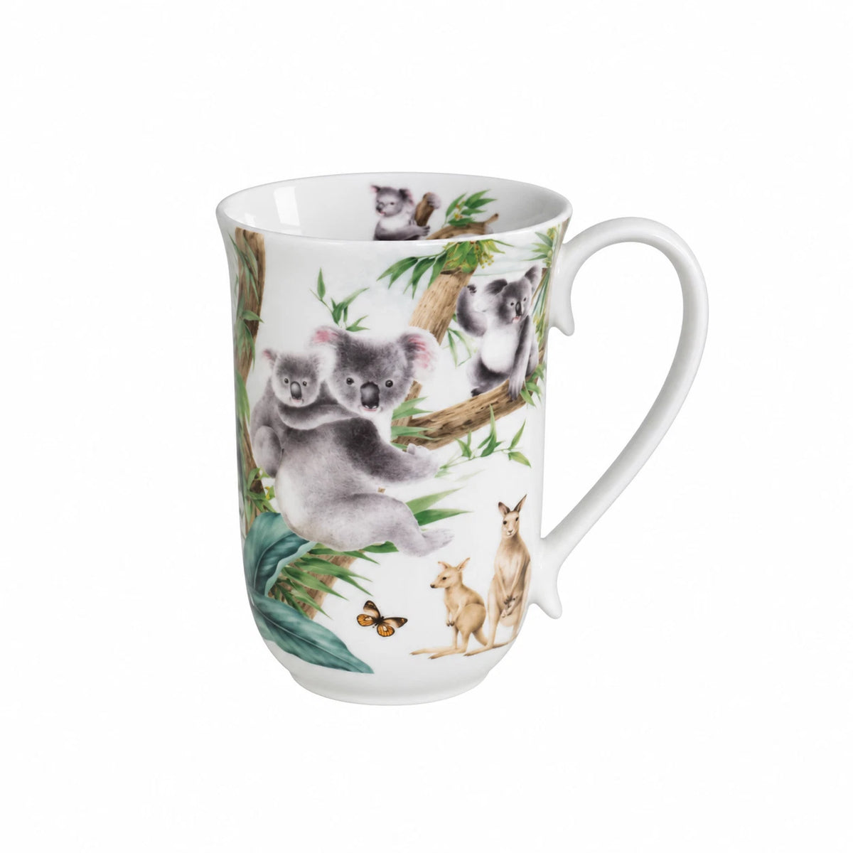 1-6x 405cc Australian Wildlife Koala Mug Fine Porcelain Coffee Tea Cup Gift Box