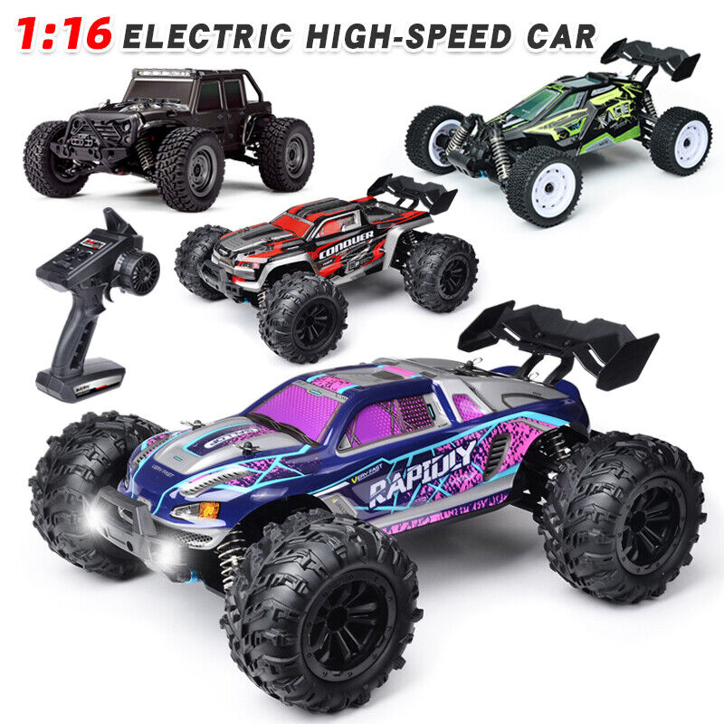 RC Car 38km/H Racing Toy Remote Control 1/16 4WD Big Foot off Road Monster Truck