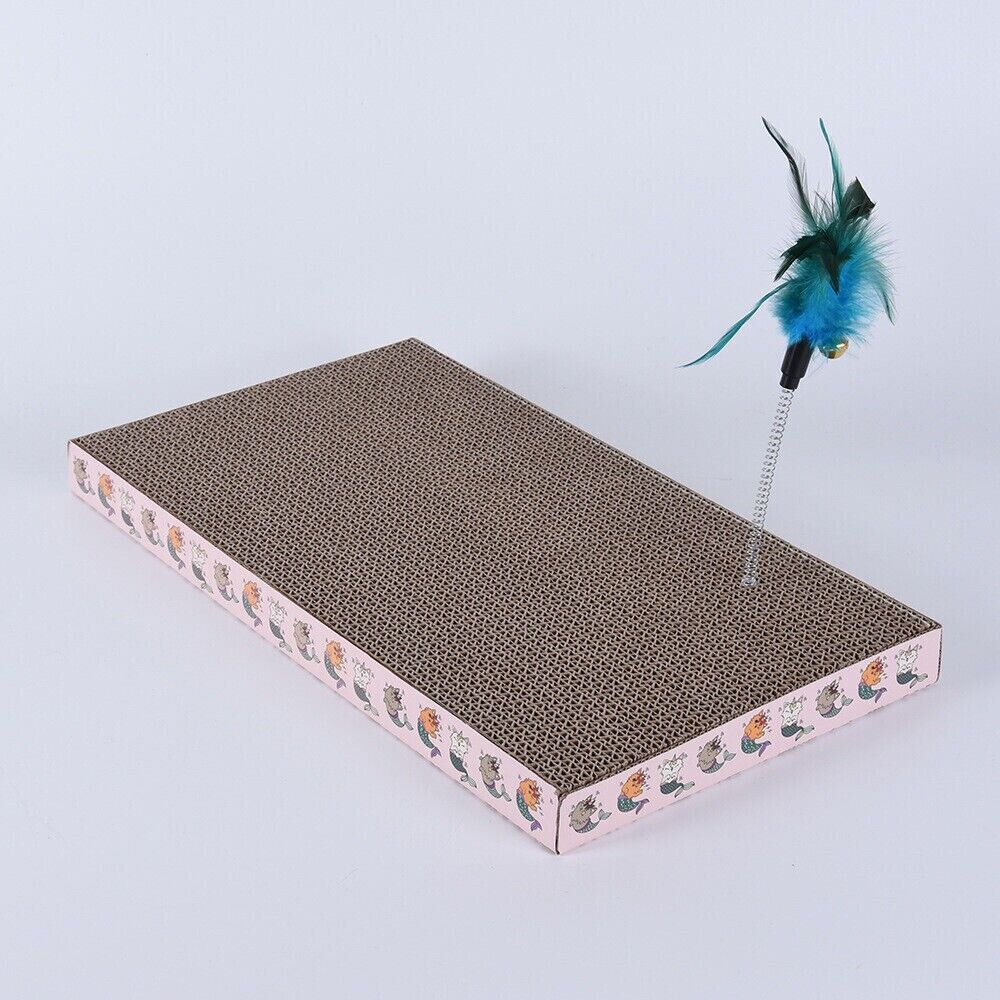Pet Cat Non-flaking Scratch-resistant Corrugated Paper Grinding Claw Toys