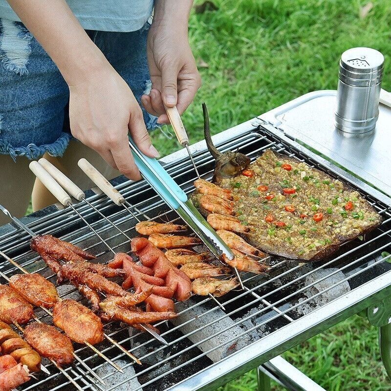 Outdoor Barbecue Tools Accessorie Stainless Steel Food Clips Bakery Bread Clips