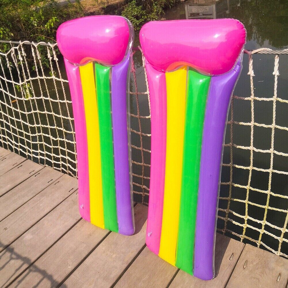 Children's Inflatable Surfboard Float Row Water Skis Float Row Flamingo Bed