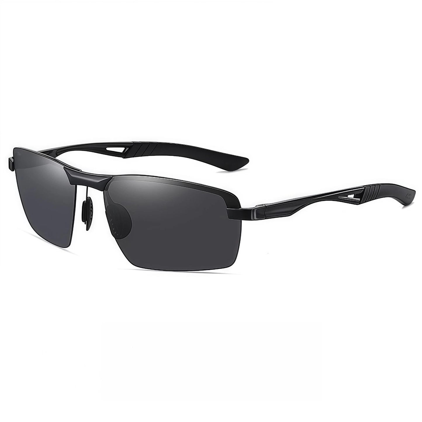Men Sport Driving Fishing Cycling Polarized Anti Glare UV400 Rimless Sunglasses #3391