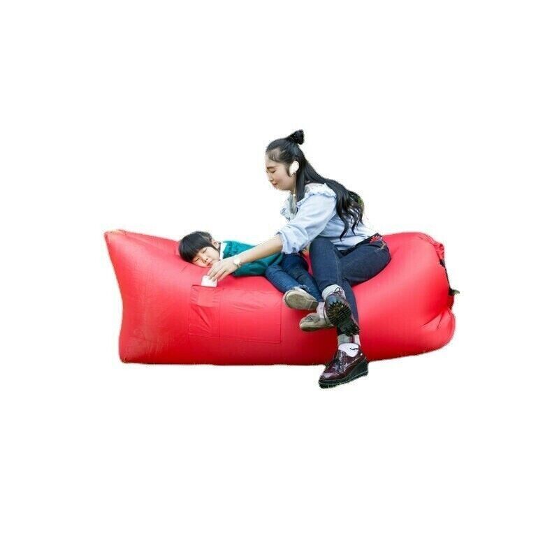 New Outdoor Beach Couch Inflatable Air Bag Sofa Portable Camping Sleeping Bed