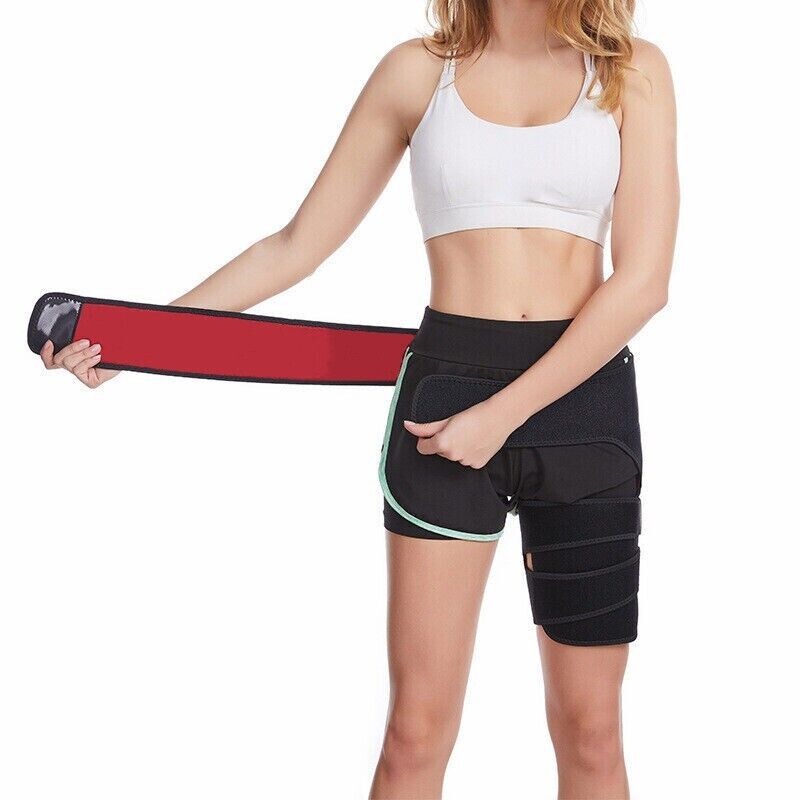 Breathable Sports Leg Support Muscle Strain Prevention Hip Thigh Support Strap