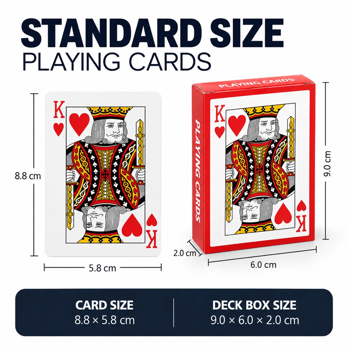 4 Pack Playing Cards Standard Deck 54 Cards Poker Solitaire Rummy Card Games