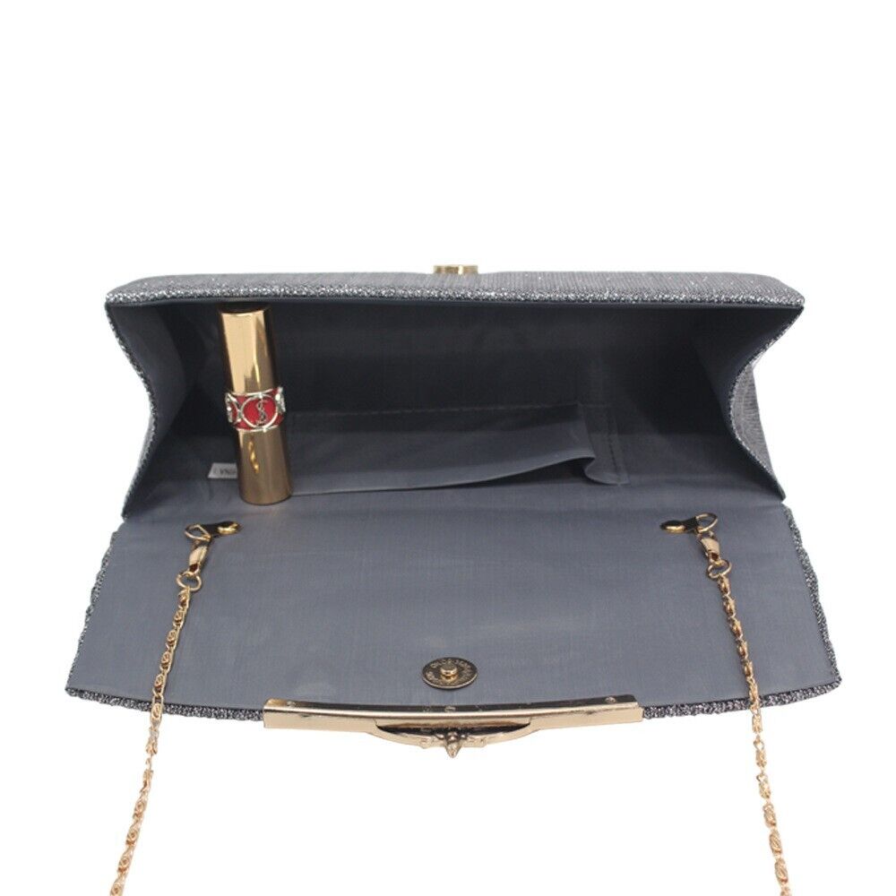 Women Evening Bag Clutch Wedding Party Shoulder Bag Ladies Chain Crossbody Bags