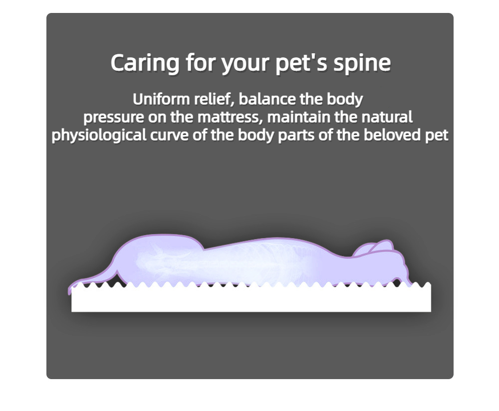 Pet Waterproof Removable Washable Plush Square Cushion Deep Sleep Soft Sofa Bed