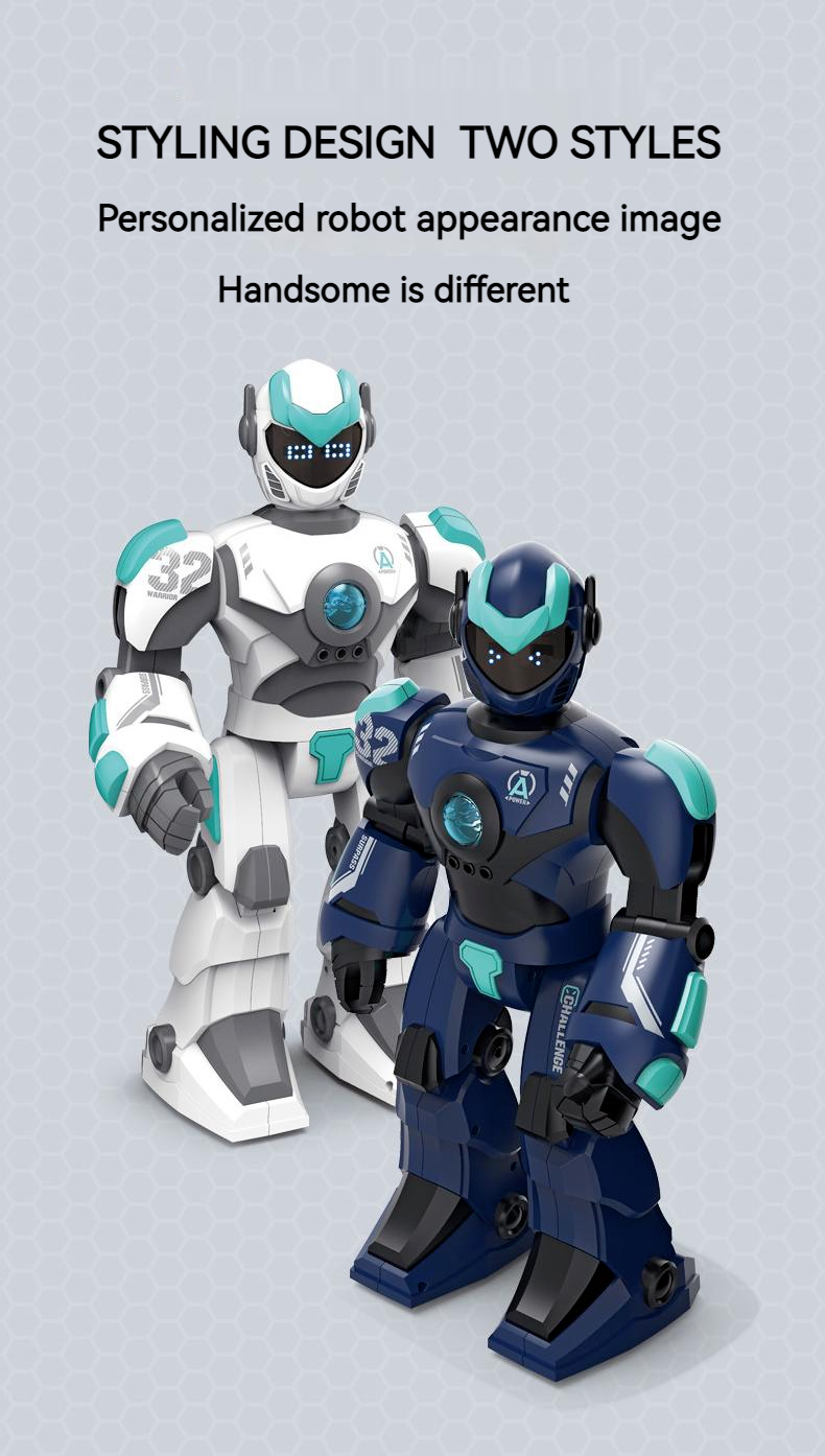 2.4GHz Kid Toys Charge Remote Control Intelligent Gesture Voice Electric Robot