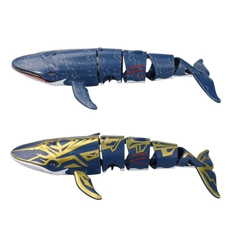 Mini 2.4G Remote Control Spray Water Shark Blue Whale Diving Children's toys
