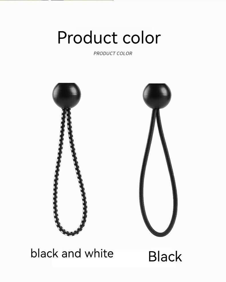 Outdoor Canopy Fixed Bind Elastic Cord Ties Elastic Ball Rubber Bands Tent Clips